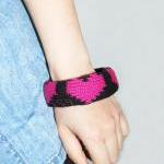 Knit Fabric Covered Bangle